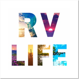 RV Life Camping Adventure Images Posters and Art